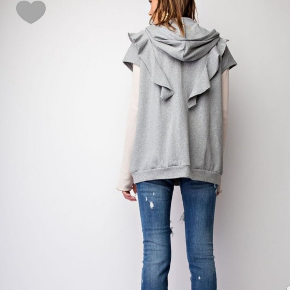 Hooded Ruffle Dress - Picture 2 of 2